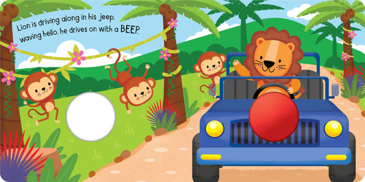 Book Squeak Me! Board Book Beep, Beep Safari!