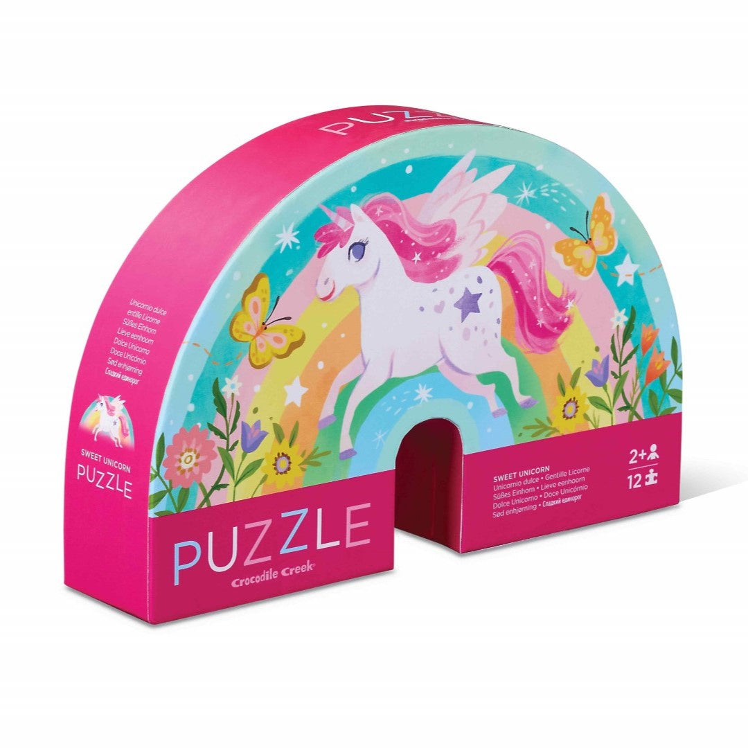 Crocodile Creek 12pc Mini Puzzle Sweet Unicorn