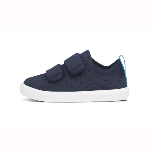 Native Shoes  Monaco Velcro Child  Regatta Blue / Shell White