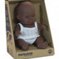 Miniland 21cm Baby Doll African Boy