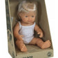 Miniland 38cm Baby Doll Caucasian Boy