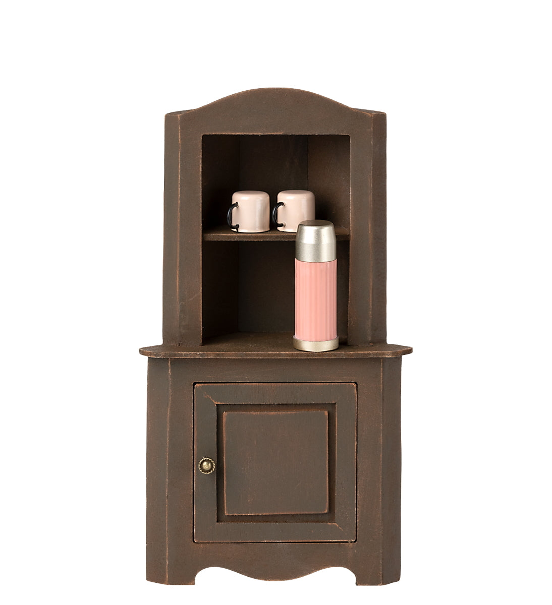 Maileg Miniature Corner Cabinet Brown