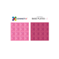 Connetix Tiles Pastel Pink & Berry 2 Piece Base Plate Pack