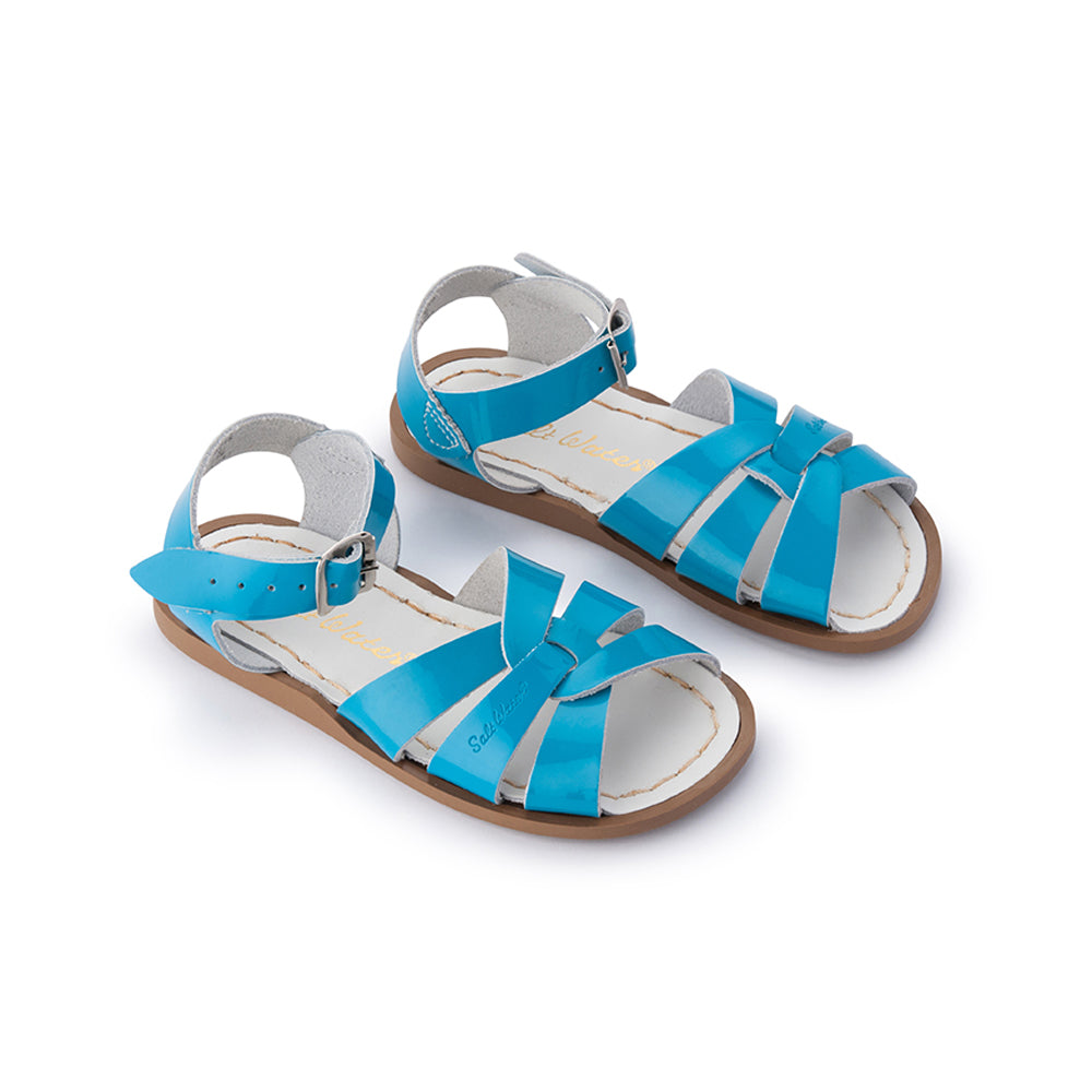 Salt Water Sandals Original Shiny Turquoise