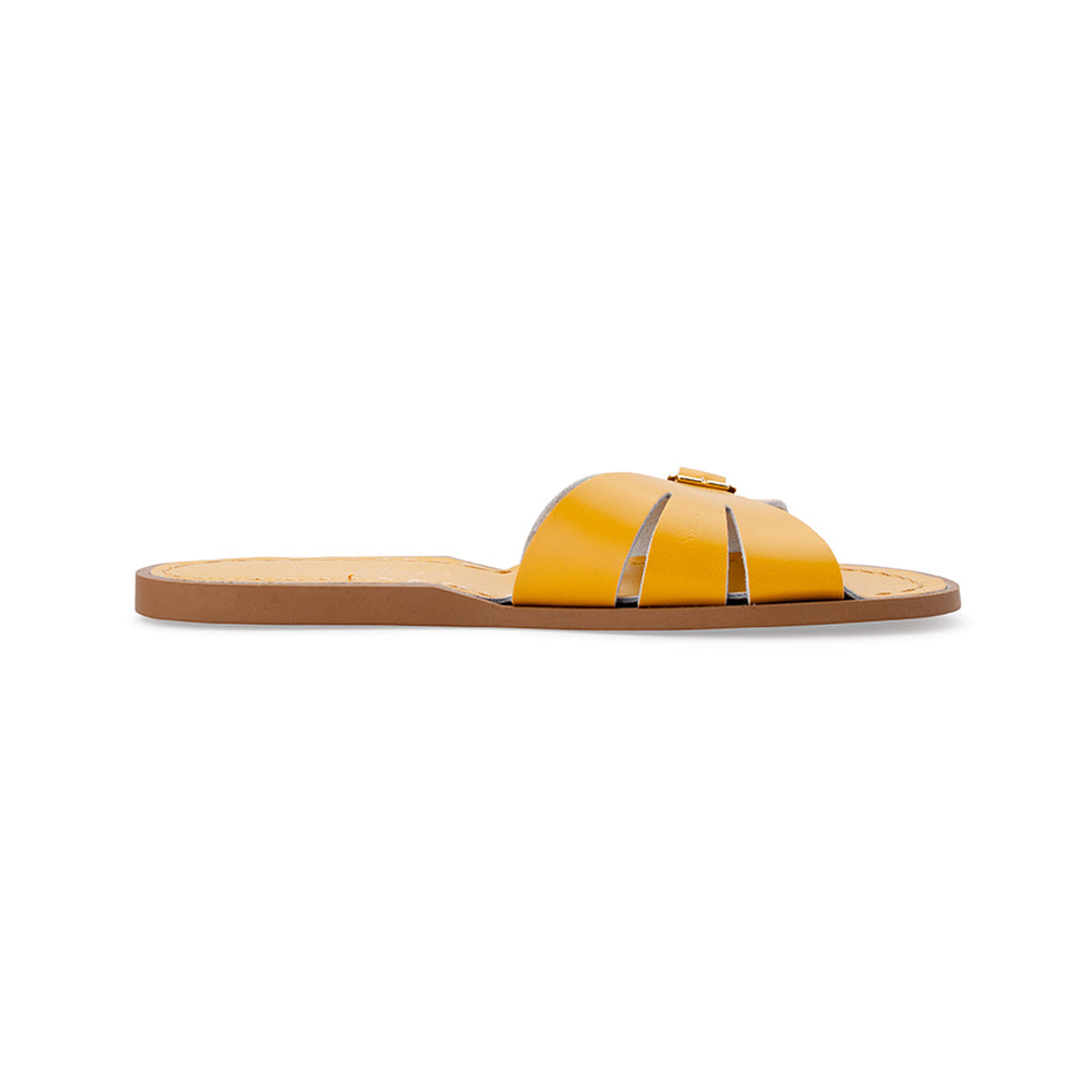 Salt Water Sandals WOMENS Classic Slide Mustard