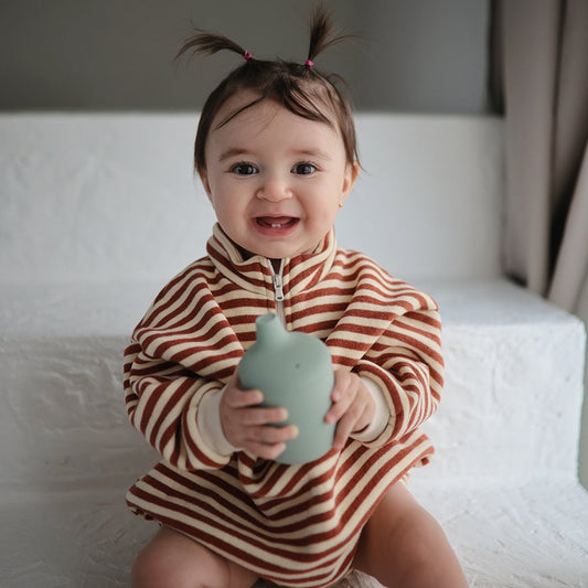 Mushie Silicone Sippy Cup Natural