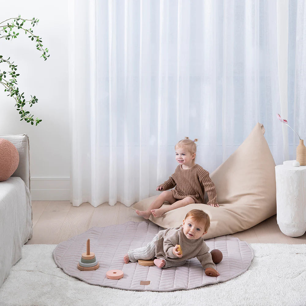 The Muse Edition Cotton Children's Bean Bag Natural