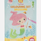 Tiger Tribe Colouring Set Mermaids