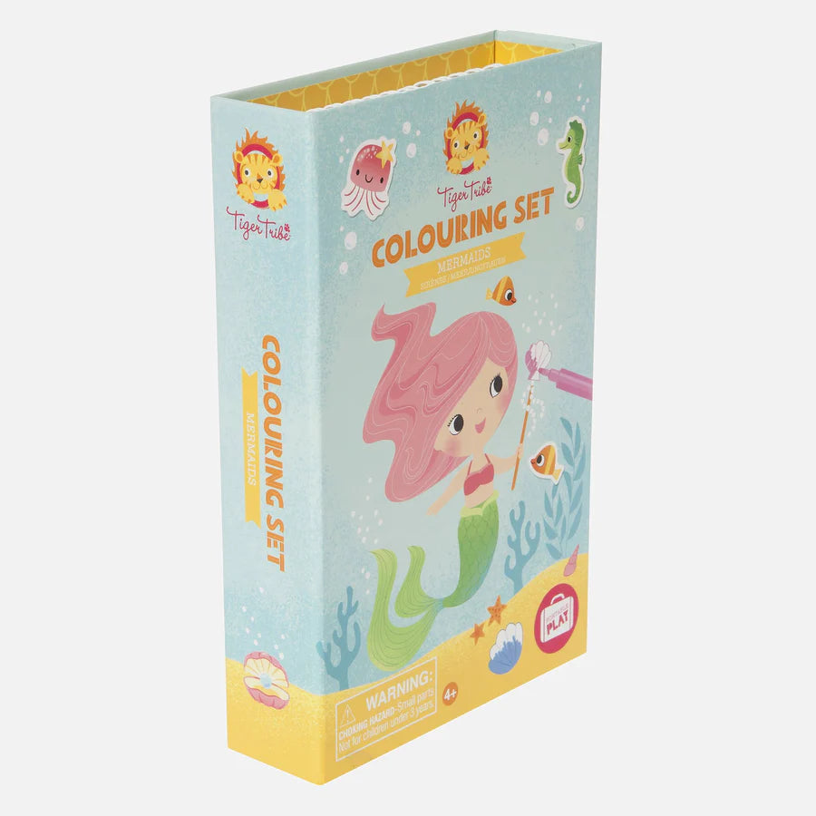 Tiger Tribe Colouring Set Mermaids