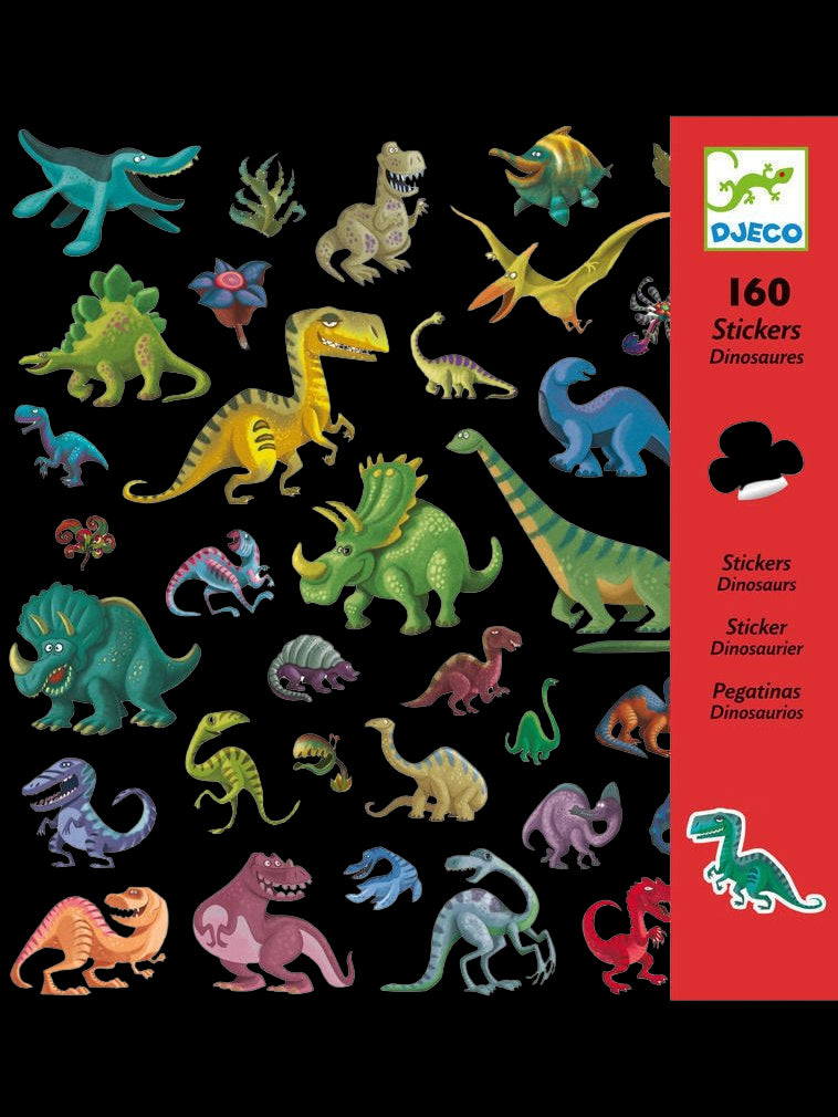 Djeco Dinosaurs Stickers 160 pack