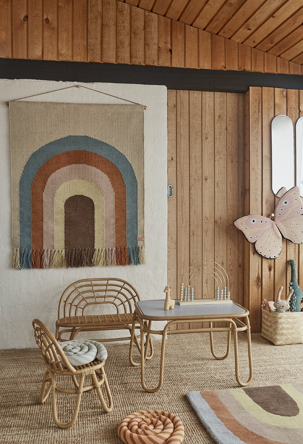 OYOY Mini  Follow the Rainbow Wall Rug