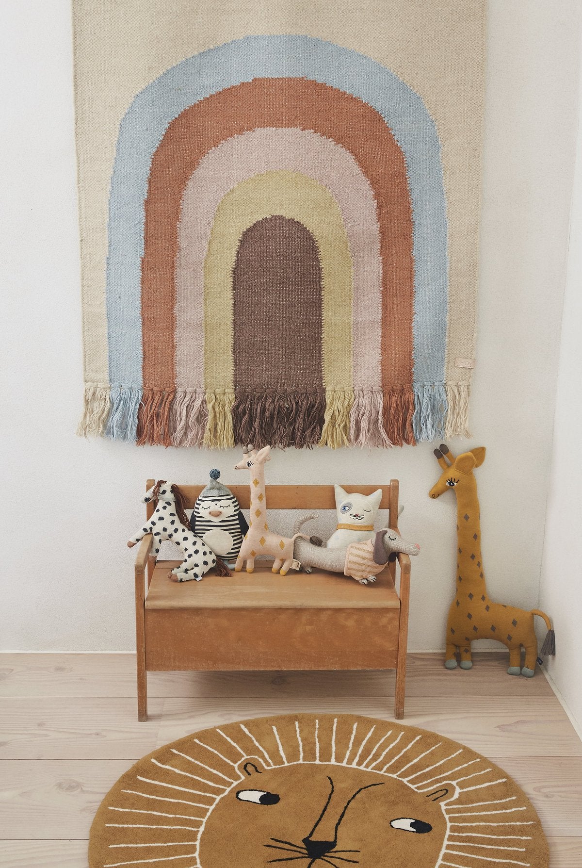 OYOY Mini  Follow the Rainbow Wall Rug