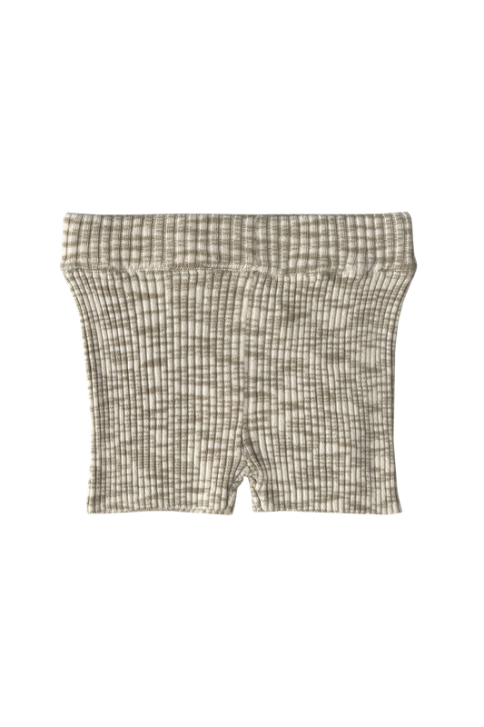 Grown Ribbed Bike Short Latte