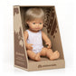 Miniland 38 cm Baby Doll Dark Blond Caucasian Boy