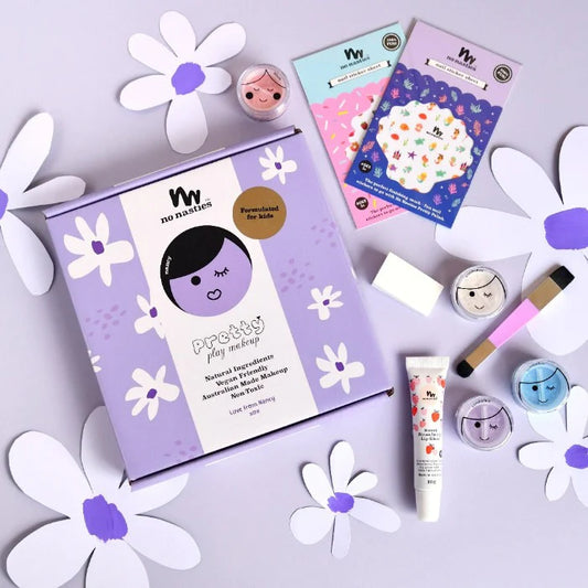 No Nasties Nancy Natural Deluxe Pretty Play Kids Makeup Box Purple