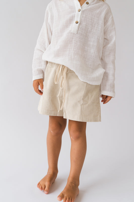 Illoura The Label Bowie Shorts Natural Cord