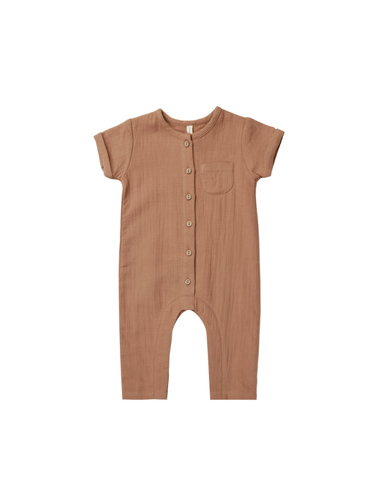 Quincy Mae Charlie Jumpsuit Clay