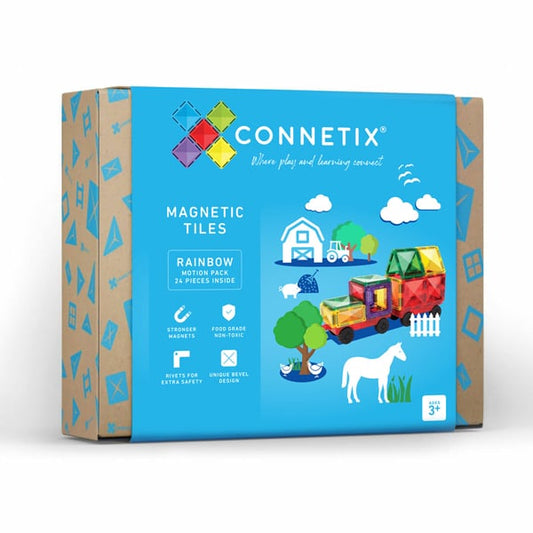 Connetix Tiles 24 Piece Motion Pack