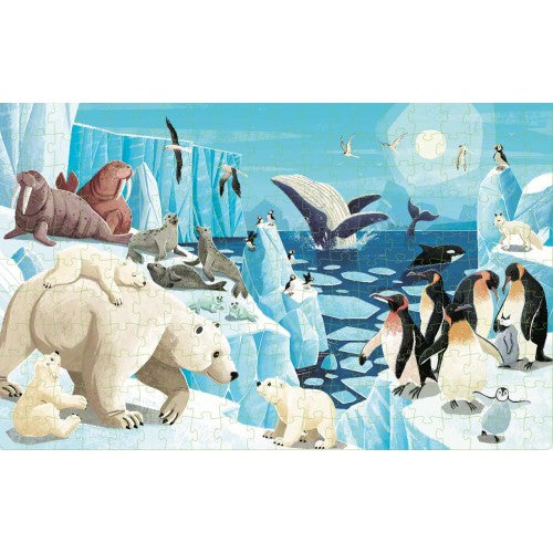 Sassi Save the Planet The Poles Puzzle and Book Set 220 pcs