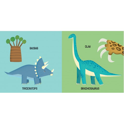 Sassi 3D Puzzle and Book Set The Dinosaurs