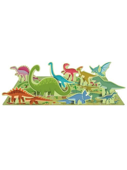 Sassi 3D Puzzle and Book Set The Dinosaurs