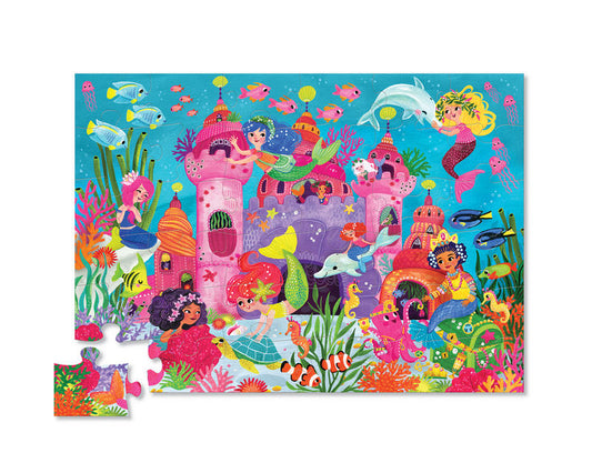 Crocodile Creek 36pc Floor Puzzle Mermaid Palace