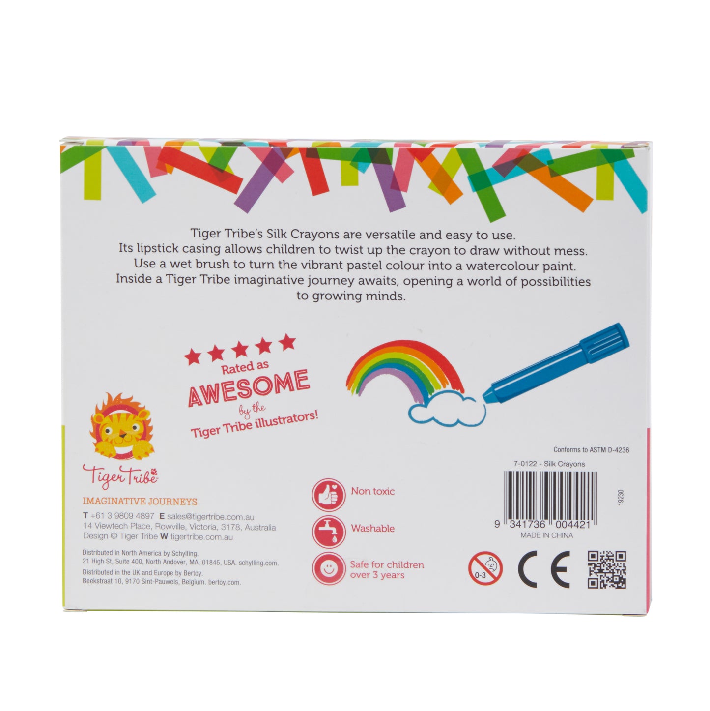 Tiger Tribe  Silk Crayons