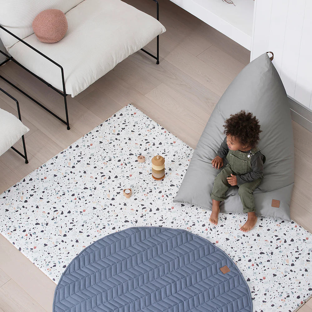 The Muse Edition Cotton Children's Bean Bag Stone
