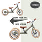 Trybike 2 in 1 Balance Bike Green Steel
