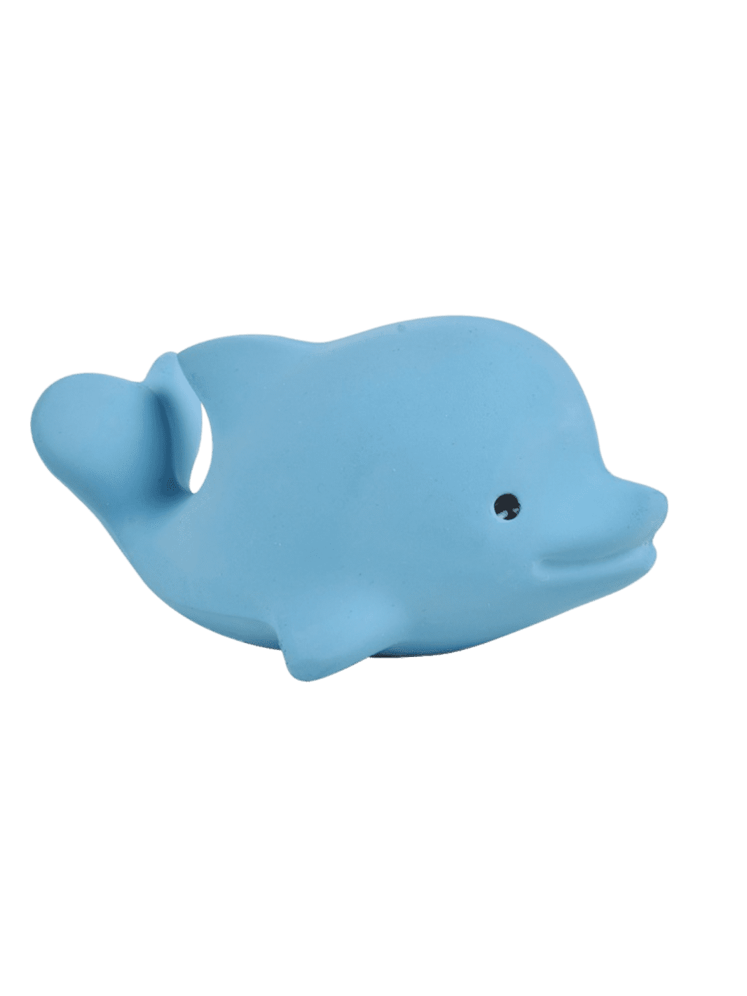 Tikiri Natural Rubber Baby Rattle & Bath Toy Dolphin