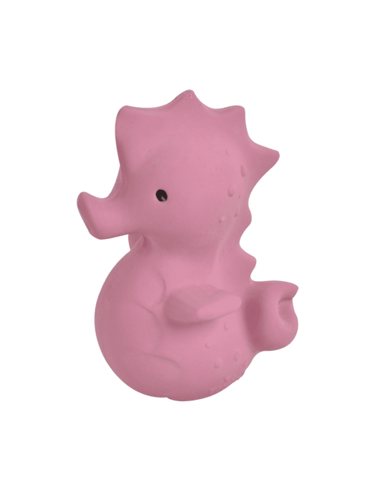 Tikiri Natural Rubber Baby Rattle & Bath Toy Sea Horse