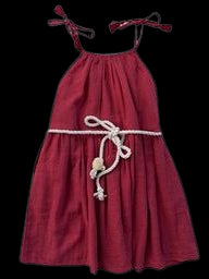Bella and Lace Noel Dress Clause with Belt
