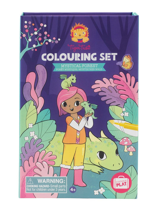 Tiger Tribe Colouring Set Mystical Forest