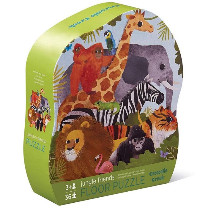 Crocodile Creek 36pc Floor Puzzle Jungle Friends