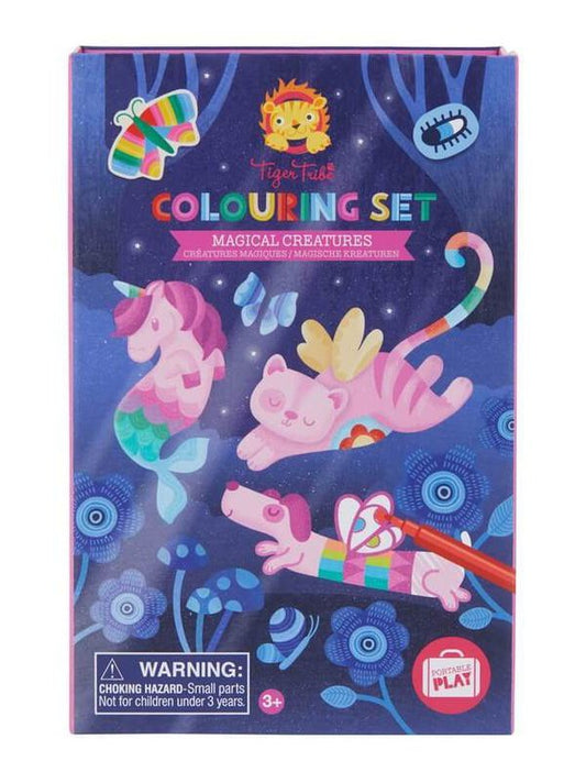 Tiger Tribe Colouring Set Magical Creatures