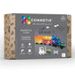Connetix Tiles 50 Piece Rainbow Transport Pack